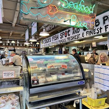 Jack's Fish Spot - Area where you can order fresh fish. - Seafood Markets Near Me - Seattle, Washington Jack's Fish Spot - Area where you can order fresh fish. - Seafood Markets Near Me - Seattle, Washington