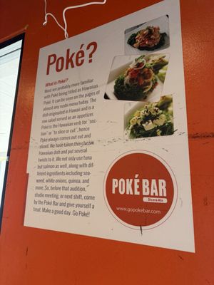 Menu photo 1 Poké Bar Torrance, CA