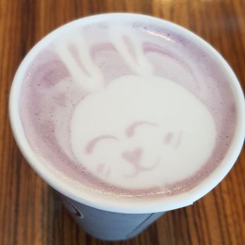 Moore Coffee Shop - Taro latte - Coffee & Tea Near Me - Seattle, Washington