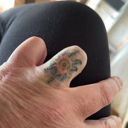 Auburn Tattoo - A bad tattoo with a blue blowout!