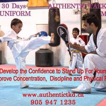 Authentic Taekwondo and Kickboxing - Authentic TaeKwonDo in markham will improve your concentration, discipline and physical fitness. - Kickboxing Near Me - Markham, Ontario