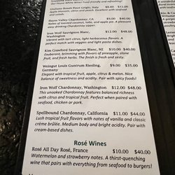 Pickled Perch - Menu