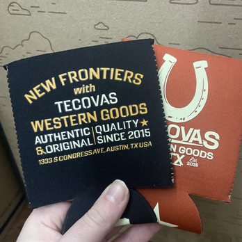 Tecovas - Complimentary koozie - Shoe Stores Near Me - Dallas, Texas