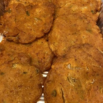 Annandale Catering - Kimchi pancakes - delicious! (we had already eaten a bunch before we took the pic) - Caterers Near Me - Annandale, Virginia