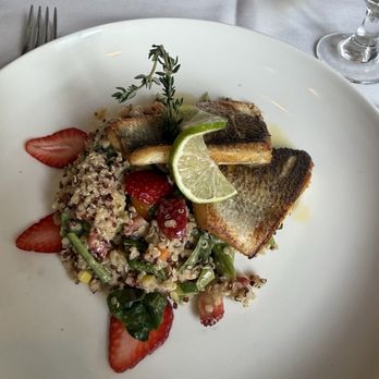 Luce - Branzino w/ quinoa - New American Near Me - Middletown, Connecticut Luce - Branzino w/ quinoa - New American Near Me - Middletown, Connecticut