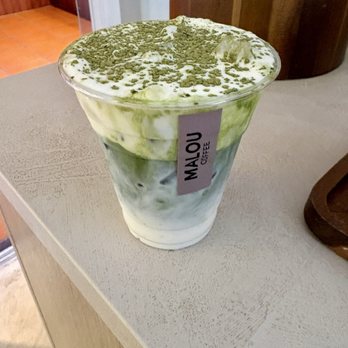 Malou Coffee - Cream top matcha - Coffee & Tea Near Me - Los Angeles, California Malou Coffee - Cream top matcha - Coffee & Tea Near Me - Los Angeles, California