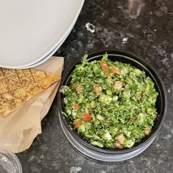 Zaytune Mediterranean Grill - Fine flavorful parsley tabouli salad