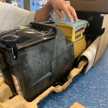 Nejame & Sons - Brand spankin new Hayward SP2670007X10 suuuuper pump. Would you LOOK at this thing?! - Pool & Hot Tub Service Near Me - Danbury, Connecticut