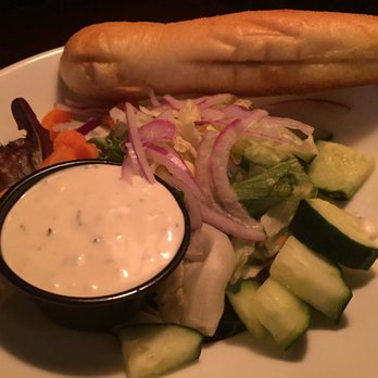 Candlelight Inn - Dinner salad with my meal - Steakhouses Near Me - Rock Falls, Illinois