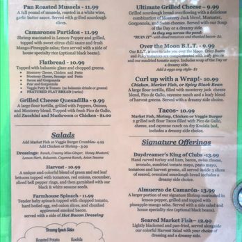 Daydreamers - Regular Menu including breakfast and lunch - Breakfast & Brunch Near Me - Safety Harbor, Florida