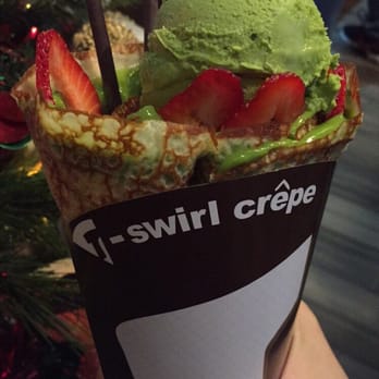 T-Swirl Crepe - Matcha azuki bean - Creperies Near Me - Flushing, New York