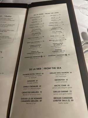 Menu photo 1 Gibbys Montreal, QC Menu photo 1 Gibbys Montreal, QC