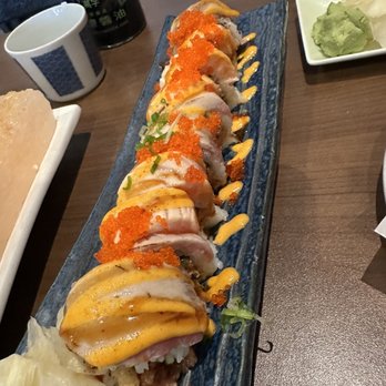Kaizen Japanese Bar & Grill - Fire Dragon Roll - Japanese Near Me - Campbell, California Kaizen Japanese Bar & Grill - Fire Dragon Roll - Japanese Near Me - Campbell, California