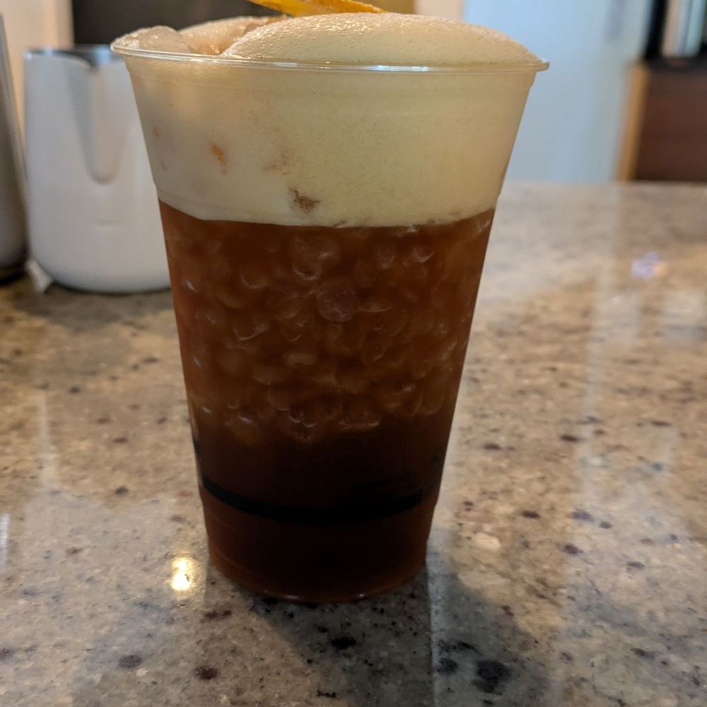 Seasonal guava cold brew