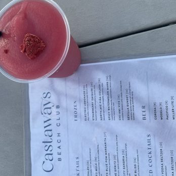Castaways Beach Club - Strawberry Daiquiri - Bars Near Me - Chicago, Illinois Castaways Beach Club - Strawberry Daiquiri - Bars Near Me - Chicago, Illinois