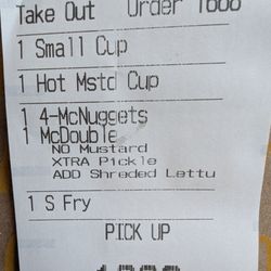 McDonald's - Eat in!