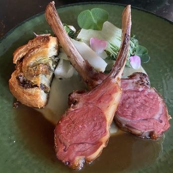 Murmur - Lamb chop w/ leek tart on side - June menu - Venues & Event Spaces Near Me - Vancouver, British Columbia Murmur - Lamb chop w/ leek tart on side - June menu - Venues & Event Spaces Near Me - Vancouver, British Columbia