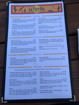 Menu photo 5 La Parrilla Mexican Grill Middletown, CA Menu photo 5 La Parrilla Mexican Grill Middletown, CA