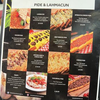 Kebab Istanbul - Menu - Middle Eastern Near Me - Vaughan, Ontario