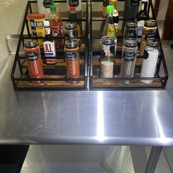 T Pot Crafty Crab - Seasonings table - Hot Pot Near Me - Gambrills, Maryland T Pot Crafty Crab - Seasonings table - Hot Pot Near Me - Gambrills, Maryland