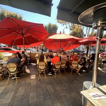 Crepevine Restaurants - Outdoor seating on the opposite side of the sidewalk. - Creperies Near Me - Burlingame, California