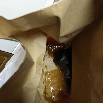 Fujiyama - This is where all of the 22$ sauce is: in the bottom of a paper bag no rubber band to make a to go order safe. - Japanese Near Me - Salinas, California Fujiyama - This is where all of the 22$ sauce is: in the bottom of a paper bag no rubber band to make a to go order safe. - Japanese Near Me - Salinas, California