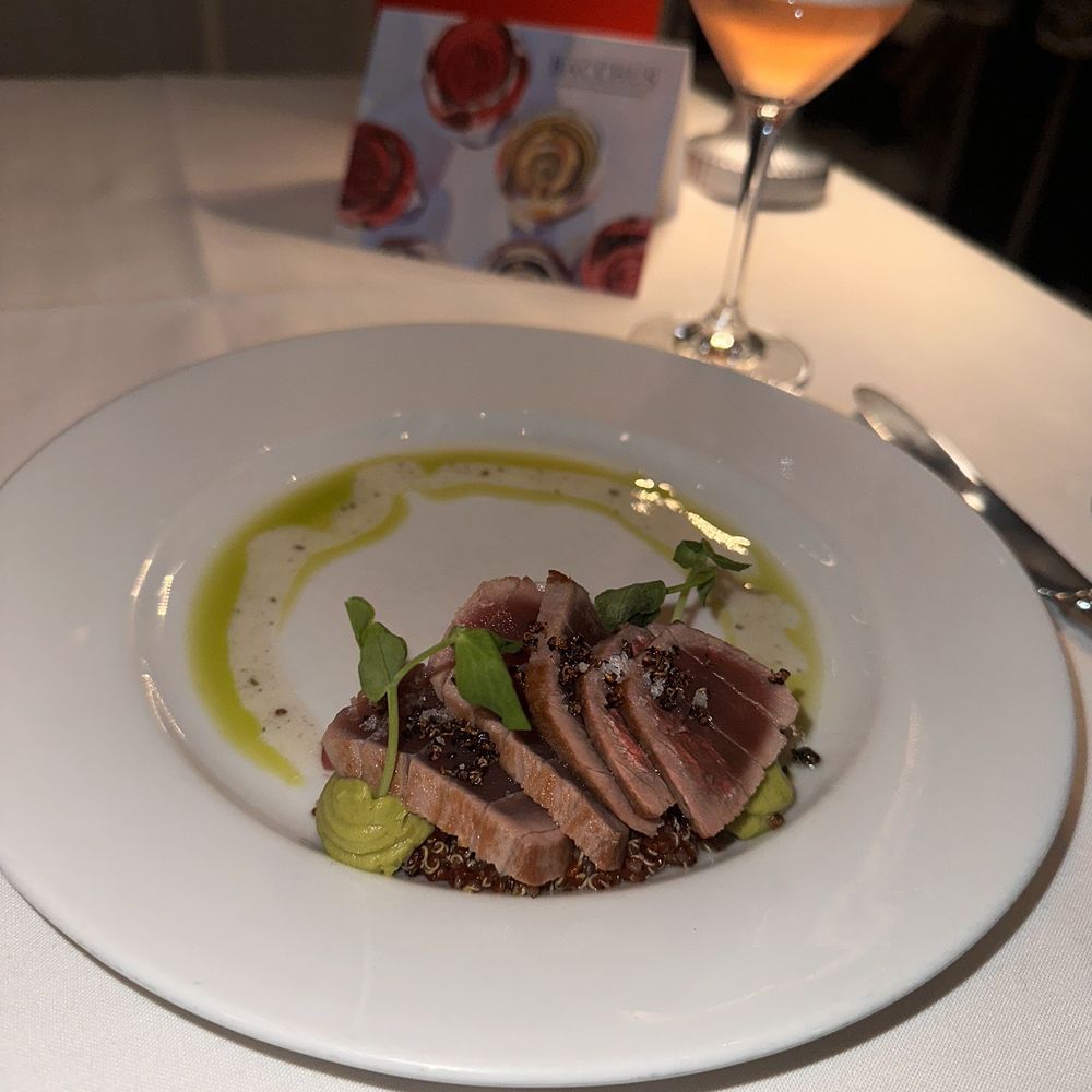 Bacchus - A Bartolotta Restaurant - Yellowfin Tuna Crudo* - New American Near Me - Milwaukee, Wisconsin
