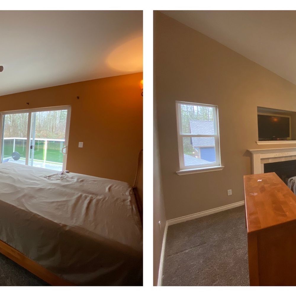 Vanhousing Painters - Before and After Master BR - Painters Near Me Vanhousing Painters - Before and After Master BR - Painters Near Me
