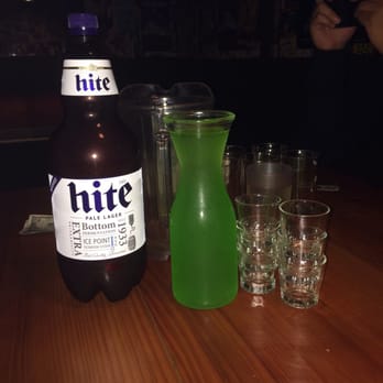 Dan Sung Sa - Green apple soju and an order of Hite - Korean Near Me - Oakland, California