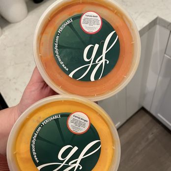 Gracefully Fed - Carrot ginger & tomato soup. Yum! - Soup Near Me - Los Angeles, California