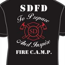 San Diego Fire-Rescue Training Institute - T-shirt