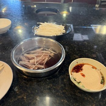 Gom Shabu Shabu - I love enoki mushrooms - Korean Near Me - Centreville, Virginia Gom Shabu Shabu - I love enoki mushrooms - Korean Near Me - Centreville, Virginia