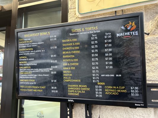 Menu photo 1 Taqueria Machetes Fredericksburg, TX Menu photo 1 Taqueria Machetes Fredericksburg, TX