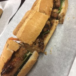 Meatball, fish and chicken Banh Mi Meatball, fish and chicken Banh Mi