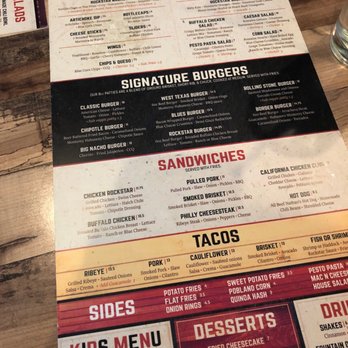 Rockstar Burger Bar - Menu - Burgers Near Me - El Paso, Texas Rockstar Burger Bar - Menu - Burgers Near Me - El Paso, Texas