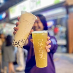 Pot of Cha - Mango Green Tea with Lychee Jelly