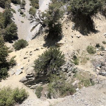 San Antonio Falls - The narrow path to the fall - Hiking Near Me - Mount Baldy, California