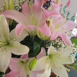 Birthday lilies