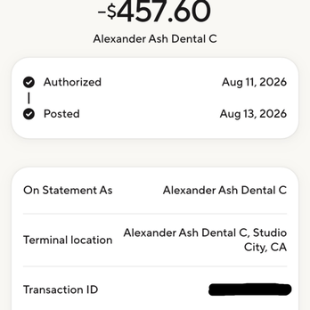Studio Dental by Alexander Ash, DDS - What I was charged on 8/11 when I went to get my fillings done. - Cosmetic Dentists Near Me - Studio City, California Studio Dental by Alexander Ash, DDS - What I was charged on 8/11 when I went to get my fillings done. - Cosmetic Dentists Near Me - Studio City, California