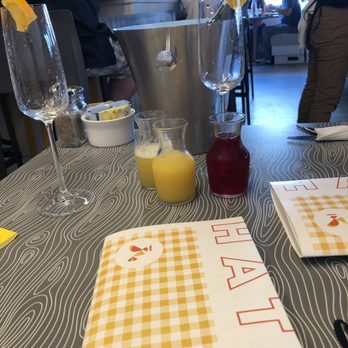Hatch - Champagne Bottle with flight of juices - $30 - definitely worth it - Breakfast & Brunch Near Me - Huntington, New York Hatch - Champagne Bottle with flight of juices - $30 - definitely worth it - Breakfast & Brunch Near Me - Huntington, New York