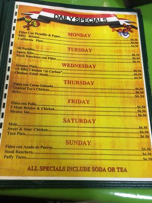 Menu photo 4 Don Kuco's Mexican Harlingen, TX