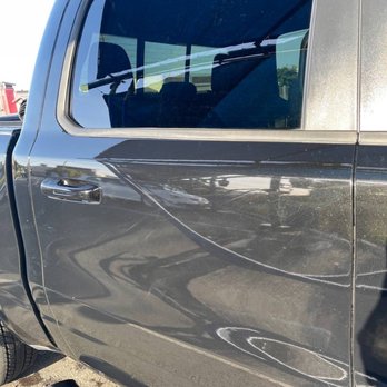 BlueWave Express Car Wash - Deep scratches al over the side of the car - Car Wash Near Me - San Rafael, California