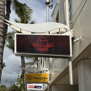 Sin-Ice-Stir - store sign - Shaved Ice Near Me - Honolulu, Hawaii Sin-Ice-Stir - store sign - Shaved Ice Near Me - Honolulu, Hawaii