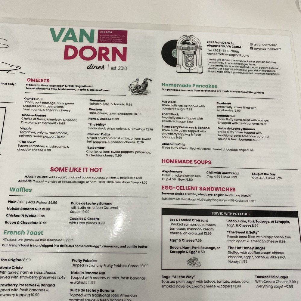 Van Dorn Diner - Diners Near Me - Alexandria, Virginia Van Dorn Diner - Diners Near Me - Alexandria, Virginia