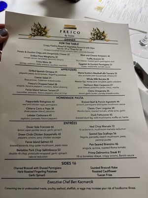 Menu photo 5 Fresco By Scotto New York, NY