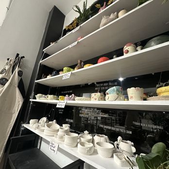 Pottery studio 1 - Brooklyn - Options wall - Art Classes Near Me - Brooklyn, New York
