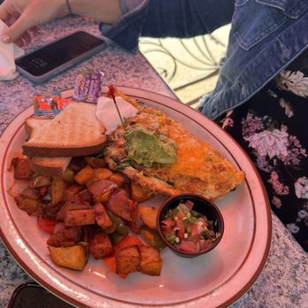 Belgian Waffle Works - Belgian Scramble - Burgers Near Me - Lake Arrowhead, California