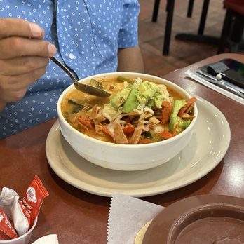 El Tipico - chicken Tortilla Soup - Mexican Near Me - San Antonio, Texas