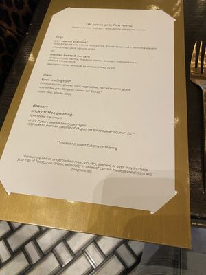 Menu photo 2 Gordon Ramsay Hell's Kitchen Las Vegas, NV