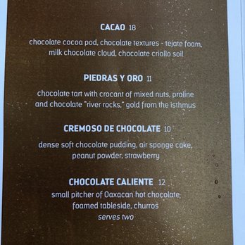 Xochi - Desert menu - Mexican Near Me - Houston, Texas